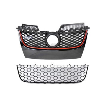 Središnja rešetka prednjeg branika VW Golf 5 GTI, ABS plast, za 2005-2009 Golf 5