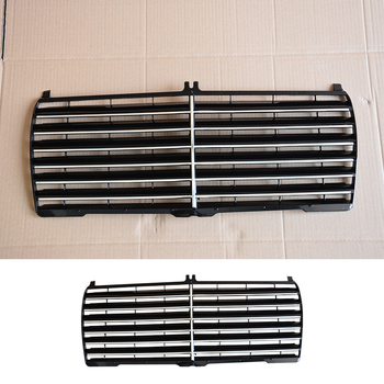 Prednja mreža s mrežom za Mercedes-Benz E-Class W124/W201/W190 | ABS, ugradnja u branik, kompatibilno 1982–1993 i 1985–1996