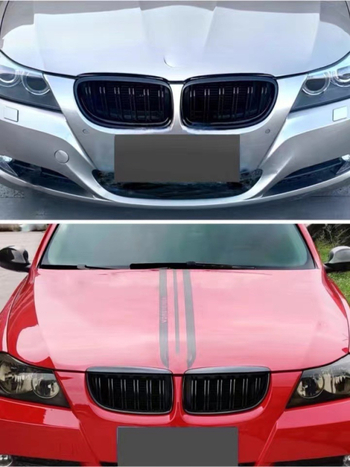 Prednja rešetka za BMW E90/E92/E93 (2005-2012) – ABS plast; ugradnja na branik; broj dijela 1223565