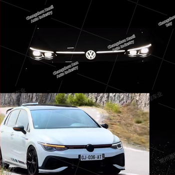 SvetlAjúce VW logo pre Sagitar, Passat, Magotan, Golf a Tiguan L – ABS plast; inštalácia v chladiacej zóne; kompatibilné s modelmi 2012–2025; neovplyvňuje ACC