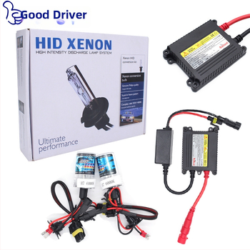 Sada xenónových svetlometov HID pre auto, ultra tenký DC, 12V 35-55W, 6000K, kompatibilný s H1/H4/H7/H11