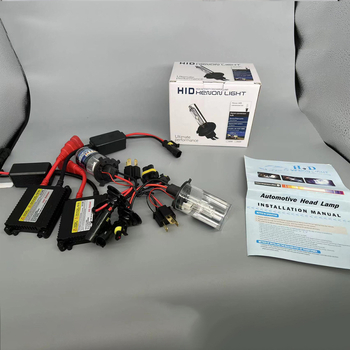 Sada xenónových svetlometov HID pre auto, ultra tenký DC, 12V 35-55W, 6000K, kompatibilný s H1/H4/H7/H11