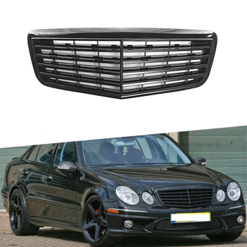 Rešetka hladnjaka za Mercedes-Benz E-Class W211 (2006-2008) od ABS plastike, Broj dijela 211, Montaža na hladnjak, Težina 2,8 kg