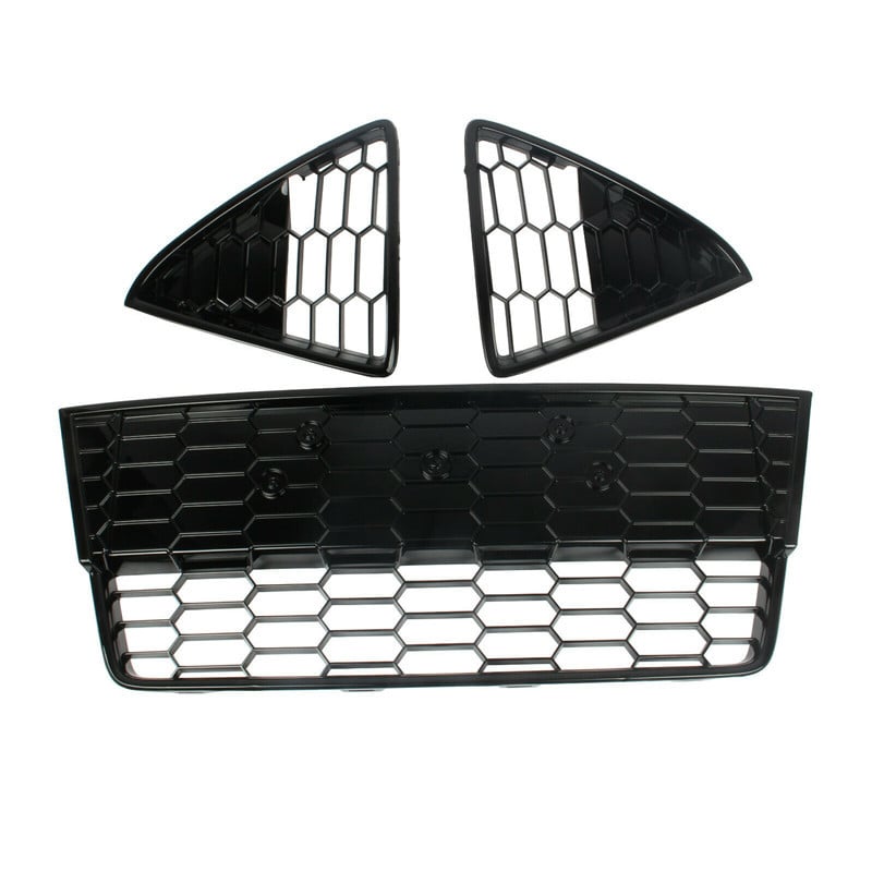 ABS plastična prednja donja srednja rešetka za Ford Focus 2012–2015 – materijal: ABS, težina: 1,5 kg, montaža: prednji branik