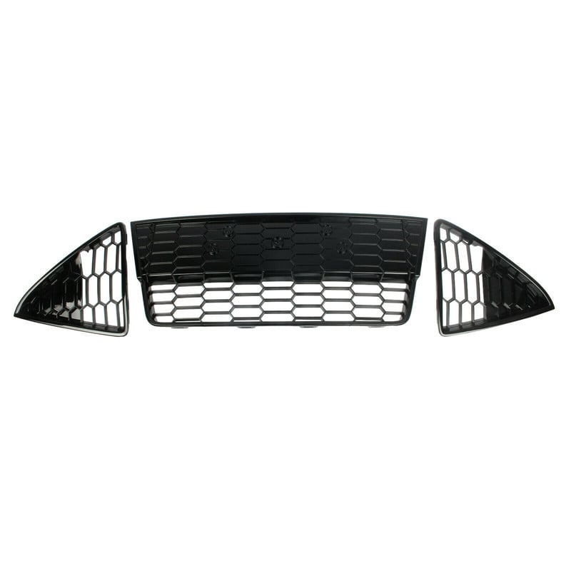 ABS plastična prednja donja srednja rešetka za Ford Focus 2012–2015 – materijal: ABS, težina: 1,5 kg, montaža: prednji branik