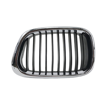 BMW E39 5. serije Prednja rešetka za protok zraka na prednjem braniku, ABS plastika, za radiator, za modele 2000–2003, 520i/523i/525i/528i/530i