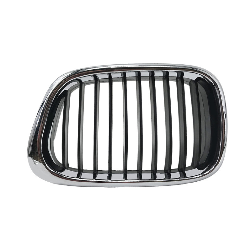 BMW E39 5. serije Prednja rešetka za protok zraka na prednjem braniku, ABS plastika, za radiator, za modele 2000–2003, 520i/523i/525i/528i/530i