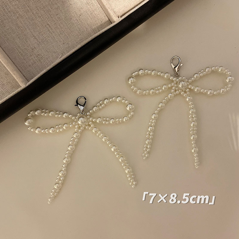 A69 Stil coreean: Cataramă din perle pentru pantofi, fundă și șir de perle — accesorii pentru femei (toate sezoanele)