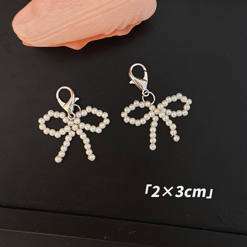 A69 Stil coreean: Cataramă din perle pentru pantofi, fundă și șir de perle — accesorii pentru femei (toate sezoanele)