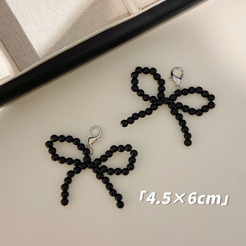 A69 Stil coreean: Cataramă din perle pentru pantofi, fundă și șir de perle — accesorii pentru femei (toate sezoanele)