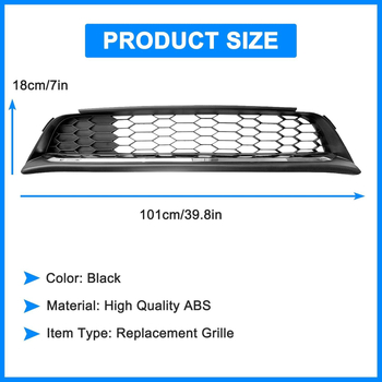 Donja srednja rešetka za Honda Accord, ABS plastika, OEM 71152T2FA500, modeli 2016+