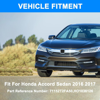 Donja srednja rešetka za Honda Accord, ABS plastika, OEM 71152T2FA500, modeli 2016+