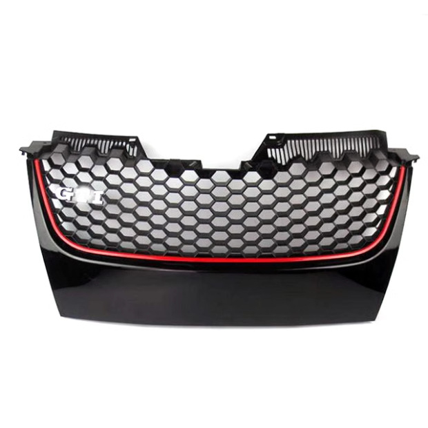 Golf 5 GTI prednja mrežica za usis zraka, srednje mreže, ABS plast, bez logotipa