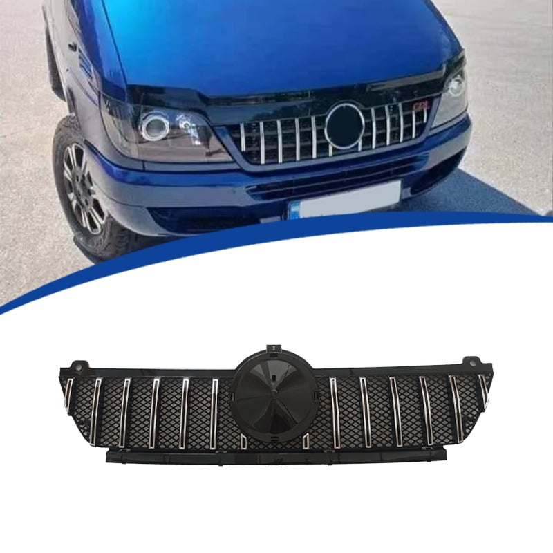 GT стил решетка за Sprinter W901 2001-2006, ABS пластмаса, монтаж върху радиатора, марка YTOP
