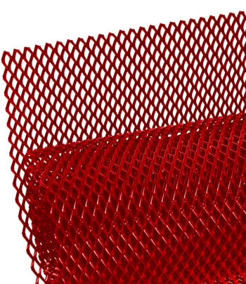 Aluminijska prednja rešetka s dijamantnim uzorkom, univerzalna, može se izrezati, montira se na masku; Materijal: metal; Težina: 0,3 kg; Bez prilagodbe