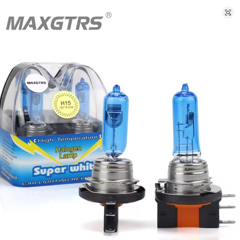 Automobilska halogena žarulja za farove, kompatibilna s H1/H4/H7/H3/H11 i 9005/9006, 12V, 100W, 6000LM, vijek trajanja 50000h, univerzalna kompatibilnost