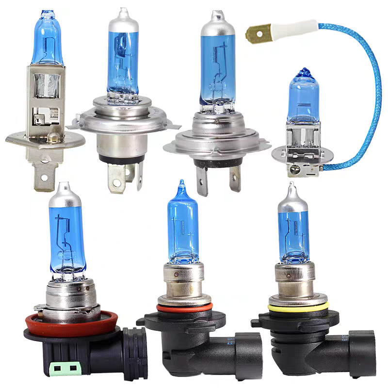 Automobilska halogena žarulja za farove, kompatibilna s H1/H4/H7/H3/H11 i 9005/9006, 12V, 100W, 6000LM, vijek trajanja 50000h, univerzalna kompatibilnost