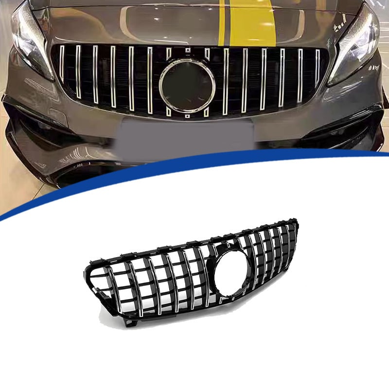 GT-stila gril od ABS plastike za Mercedes-Benz A-Class W176 (2016–2018), ugradnja na rešetku rashladnika, marka Ytop, dio 176