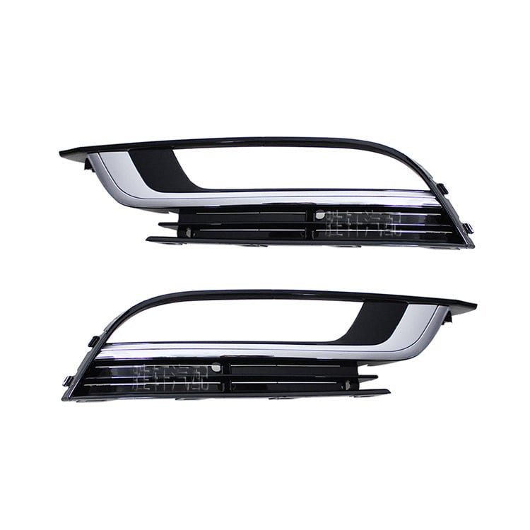 Рамка за фарове за мъгла за Volkswagen Passat CC (2013–2017), ABS пластмасова декоративна рамка за решетката на предната броня, лява и дясна