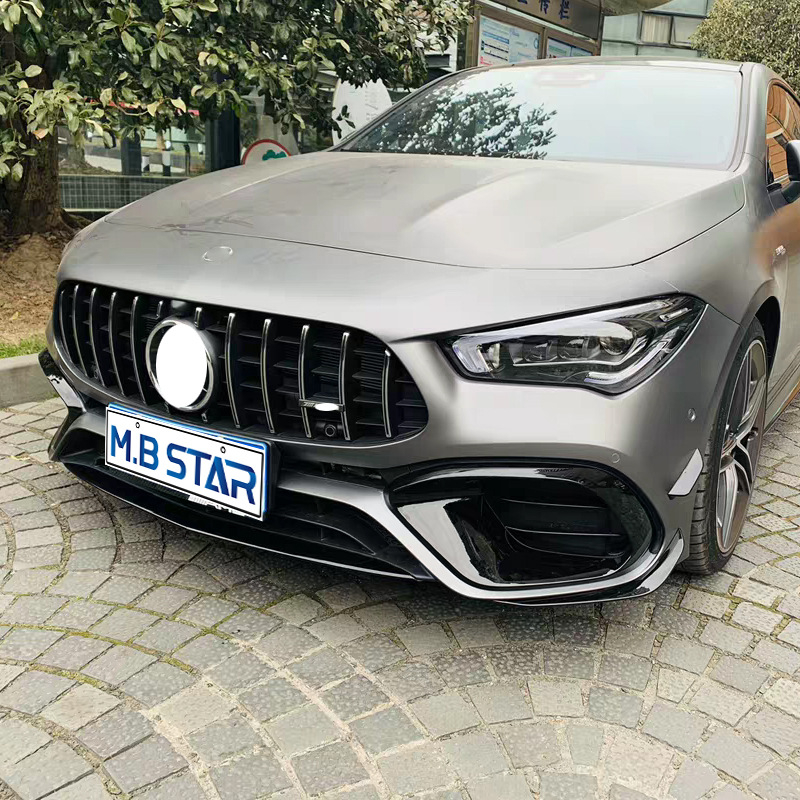 Prednji air knife set za Mercedes-Benz CLA45 AMG C118 (2020+), ABS plastični, dio CLAW118, marka Meirun Star