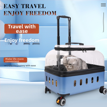 Чанта за домашни любимци с твърд корпус от PP за котки и кучета, капацитет 15, произход Хебей