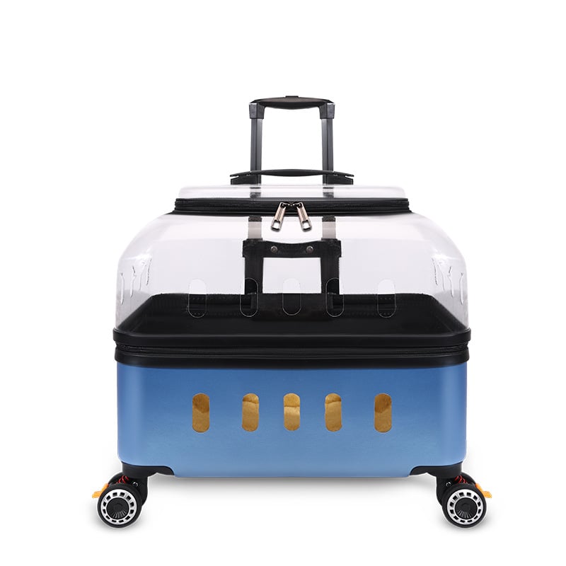 Чанта за домашни любимци с твърд корпус от PP за котки и кучета, капацитет 15, произход Хебей