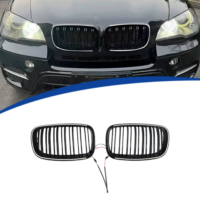 LED traka za rešetku radiatora BMW X5 E70/E71 (07-13), dvovodična zamjena, ABS plast