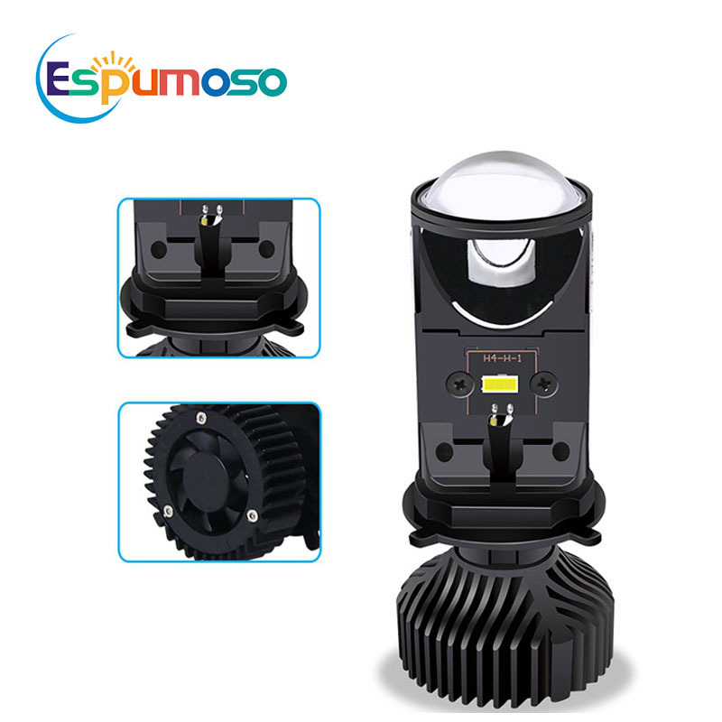 LED farovi za automobil Y6 H4 s integriranom dvostrukom lećom za visoki i niski snop, 70W, 12-24V, 6000 lm, IP67