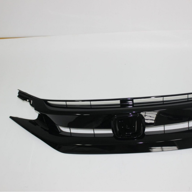 Rešetka hladnjaka za Honda Civic 10. generacije – ABS plastika; ugradnja na prednji branik; OE 71121-TET-H61; 2019+; težina 3,5 kg
