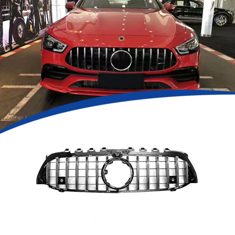 GT stil maska usisne rešetke zraka za Mercedes-Benz A-Class W177 (2019-2021) – ABS plastika, ugradnja u hladnjak, težina 1,8 kg