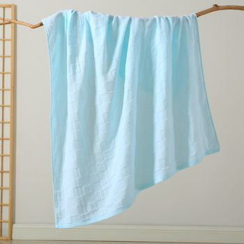 Dječji ručnik za kupanje od gaze pamuka, jacquard, 170–200 g, 32 niti, mrežasti uzorak