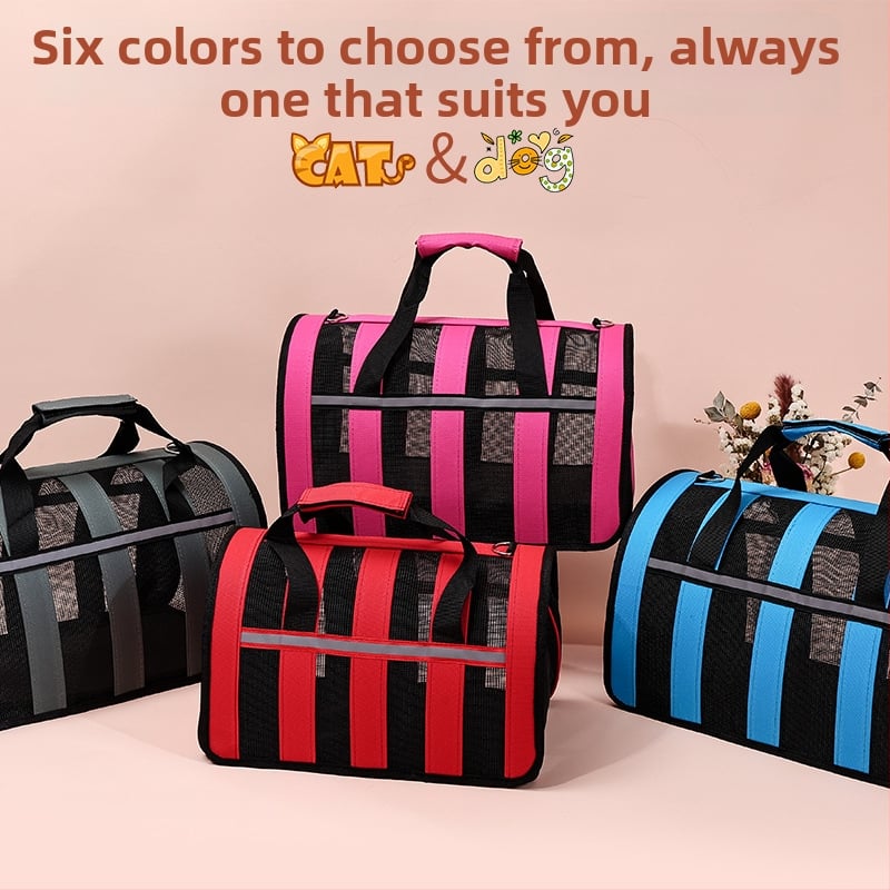 Дишаща чанта за домашни любимци от Oxford плат, капацитет до 10 кг