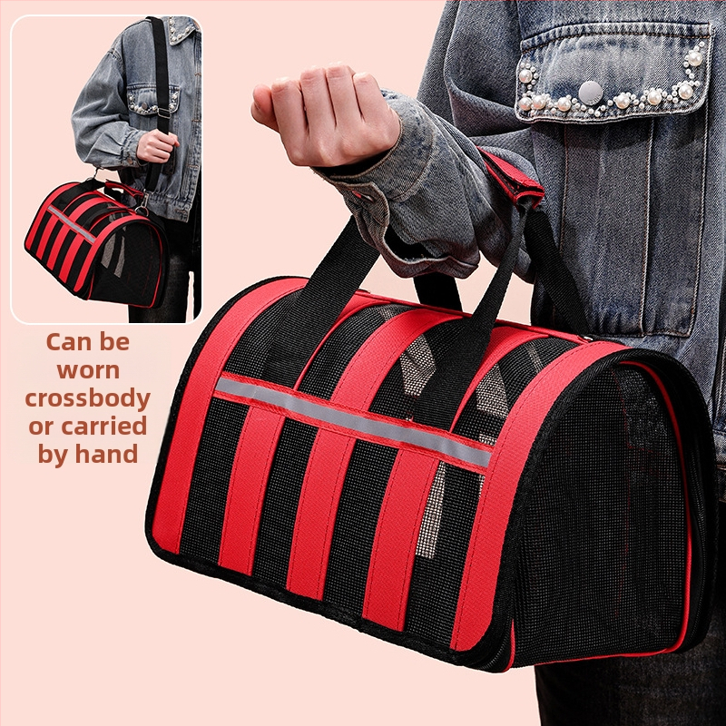 Дишаща чанта за домашни любимци от Oxford плат, капацитет до 10 кг