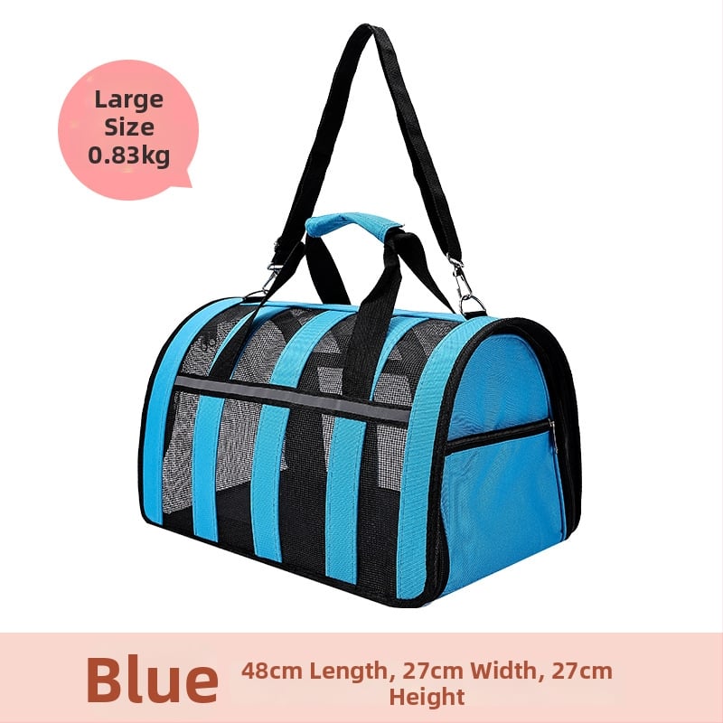 Дишаща чанта за домашни любимци от Oxford плат, капацитет до 10 кг