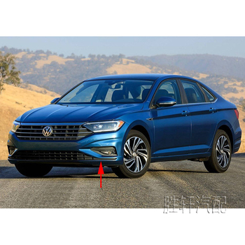 Prednja dekorativna letvica za branik s proširenom srednjom mrežom za VW Jetta MK7 (US model), 2019–2020 – materijal ABS plastika, ugradnja na branik, Broj dodatka 17A854321 / 17A854322