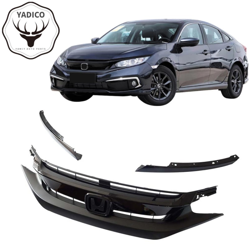 Honda Civic 2019+ Предна решетка за въздушен вход - ABS пластмаса, OE 71121-TET-H51