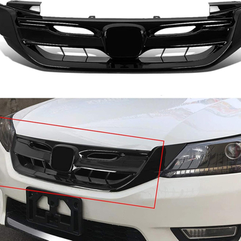 Srednji gril za Honda Accord osme generacije (2013+), ABS plastika, montaža na branik, automatski mjenjač