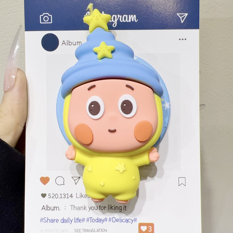 Магнитна въздушна стойка за телефон за пода с MagSafe съвместимост, разтегателна скоба, силикон+ABS+TPU