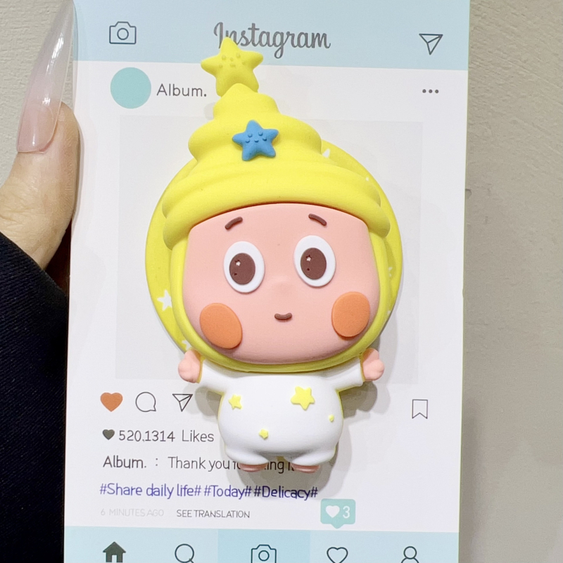 Магнитна въздушна стойка за телефон за пода с MagSafe съвместимост, разтегателна скоба, силикон+ABS+TPU