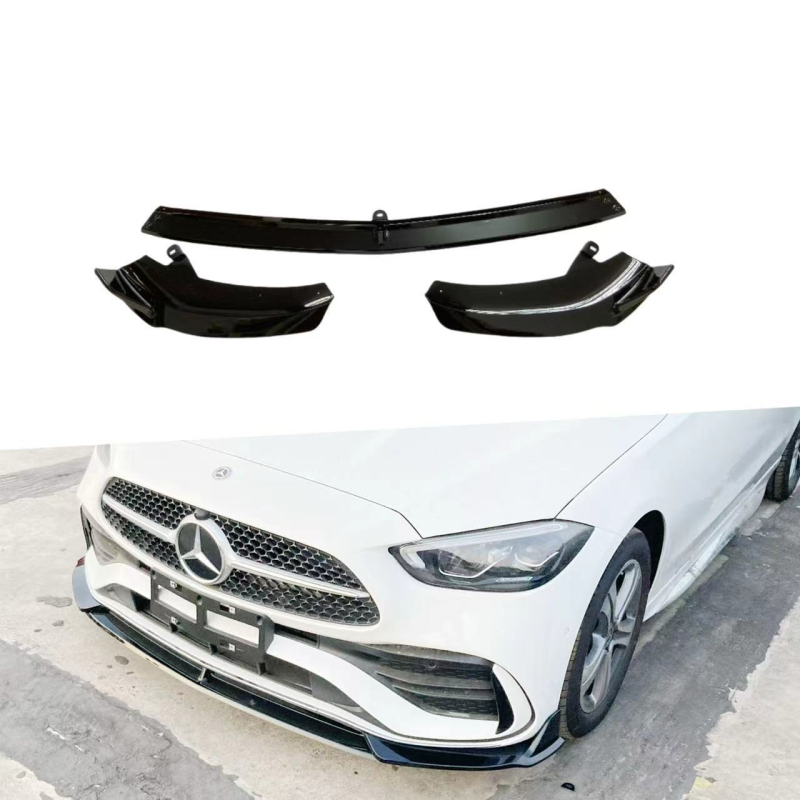 Prednji lip spoiler za Mercedes-Benz W206 C-Class (2022–2025) ABS plastika • 3‑segmentni stil • Težina 1,8 kg • Ugradnja: rashladnik • Šifra artikla: 204 C63