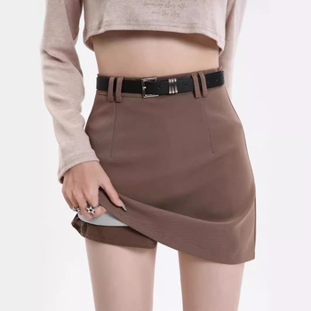 Suknja A-linije od poliestera, laskav dizajn koji ističe siluetu, kratka duljina, Royal jueton