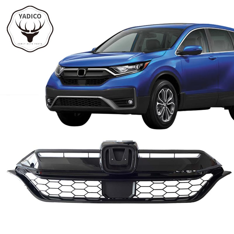 Honda CR-V prednja mreža za usis zraka — ABS plast, montaža u branik, 2020-22, OE 71121-3B4-H01, kromirani završetak