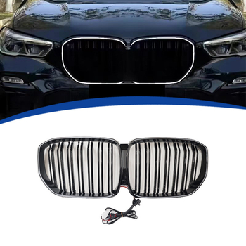 BMW X5 G05 LED osvijetljena rešetka hladnjaka s dvostrukom linijom (ABS plastika; ugradnja u rashladnik; godine 2020-2022; Dio br. 222)