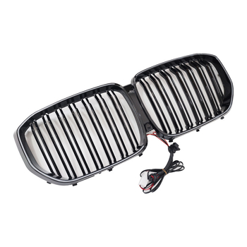 BMW X5 G05 LED osvijetljena rešetka hladnjaka s dvostrukom linijom (ABS plastika; ugradnja u rashladnik; godine 2020-2022; Dio br. 222)