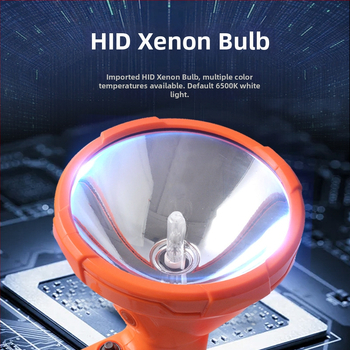 Ksenónový reflektor pre vonkajšie použitie (12V, 200W, 6–12 h)