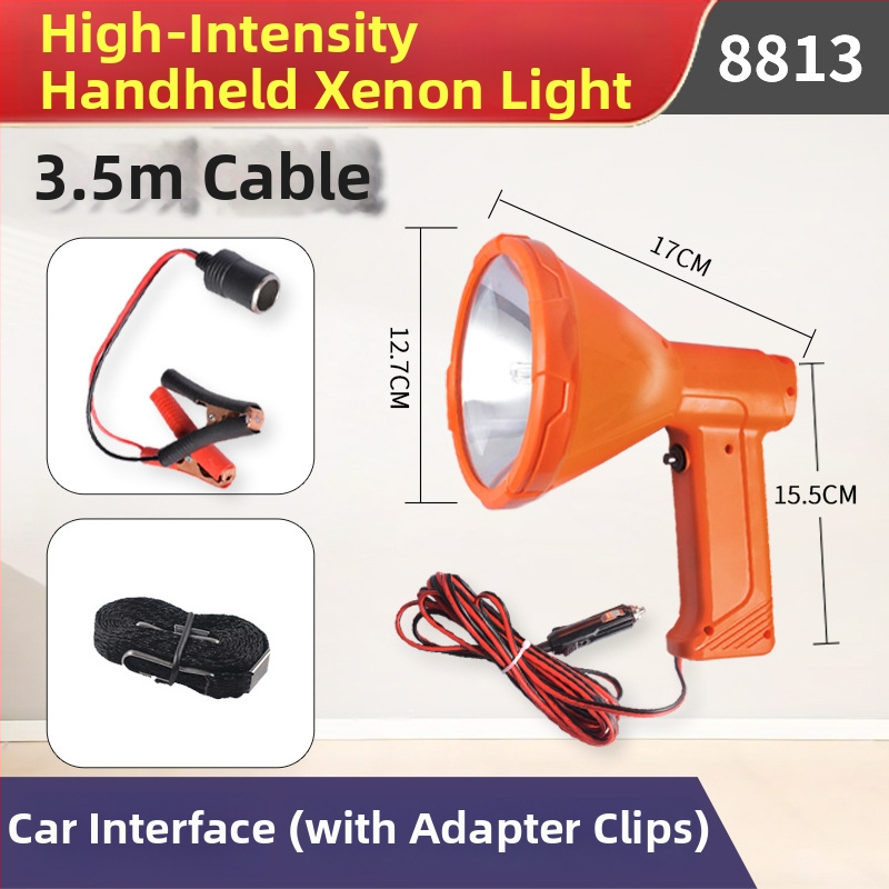 Ksenónový reflektor pre vonkajšie použitie (12V, 200W, 6–12 h)