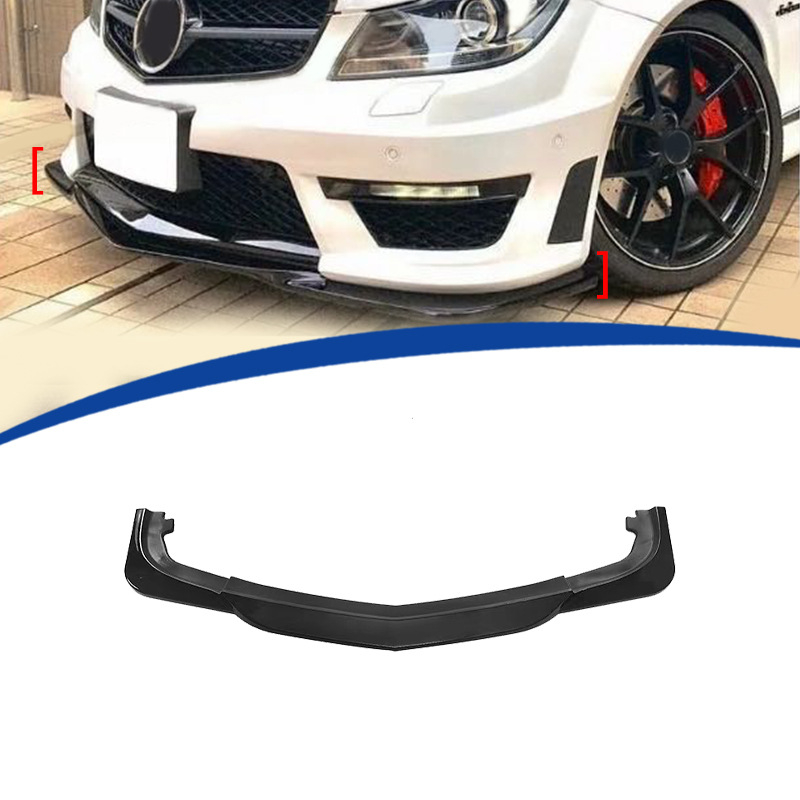 ABS ojačani prednji spojler za Mercedes-Benz W204 C63 (2012–2014) – ugradnja na radijator; ABS plastika; težina 4,5; dodatak br. 204 C63; brend ytop