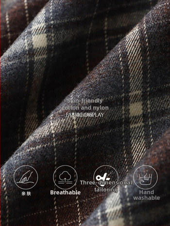 Duga karirana suknja s asimetričnim dizajnom i elastičnim visokim pojasom, pamuk-spandeks smjesa