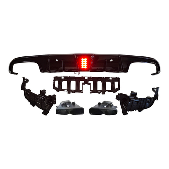 Mercedes-Benz C-Class W205 2-ajtós hátsó lip spoiler Brabus stílus – ABS műanyag, C200/260-hoz, 2015–2021, Márka YTOP, Termékszám 2022-206