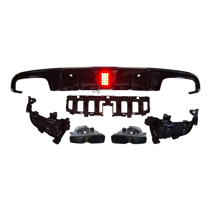 Mercedes-Benz C-Class W205 2-ajtós hátsó lip spoiler Brabus stílus – ABS műanyag, C200/260-hoz, 2015–2021, Márka YTOP, Termékszám 2022-206